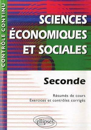 Sciences ?conomiques et sociales seconde - Collectif