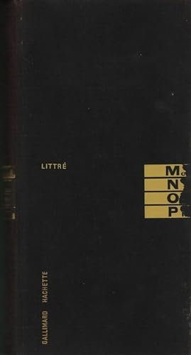 Dictionnaire de la langue fran aise Tome V : Me   Pl - Emile Littr 