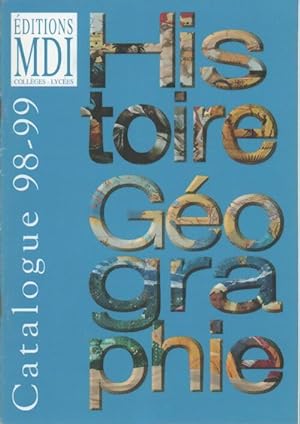 Histoire g?ographie catalogue 98-99 - Collectif
