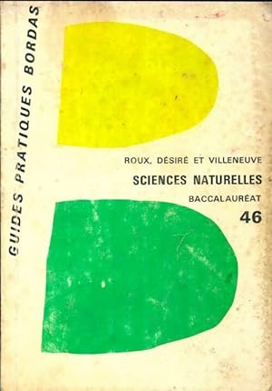 Sciences naturelles au baccalaur?at - Henri Roux