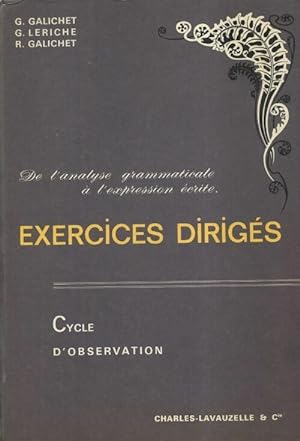 Exercices dirig?s cycle d'observation - Collectif