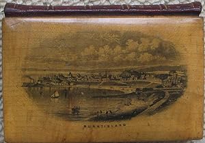 The Birthday Scripture Text Book - in a fine Mauchline Ware binding depicting Burntisland, Fife
