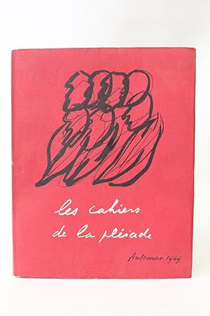 Les cahiers de la pléiade. Automne 1949