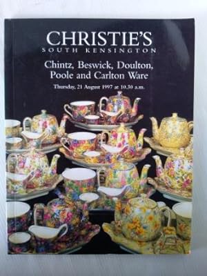 Chintz, Beswick, Doulton, Poole and Carlton Ware - Christie's auction catalogue 21 August 1997