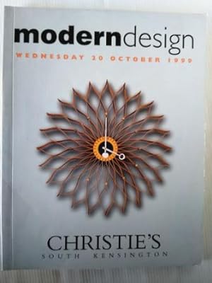 Modern Design - Christie's auction catalogue 20th October 1999