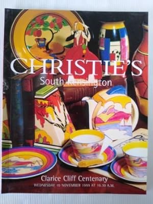 Clarice Cliff Centenary - Christie's auction catalogue 10 November 1999