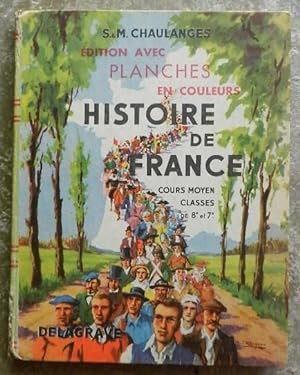 Histoire de France. Cours moyen de 8e et 7e.