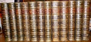 The NOVELS: 25 Works Bound in 12 Volumes (see Details below). 1876-1880. Leather Binding