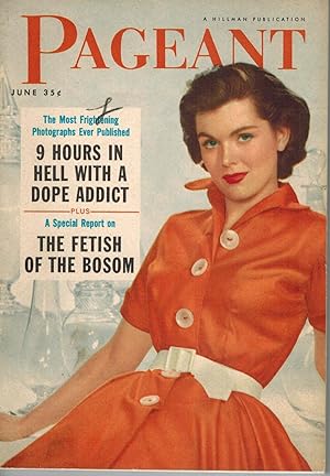 Pageant Magazine June 1956 Vol 11 No 12 Pat Blake Aka Patricia Blair Cover
