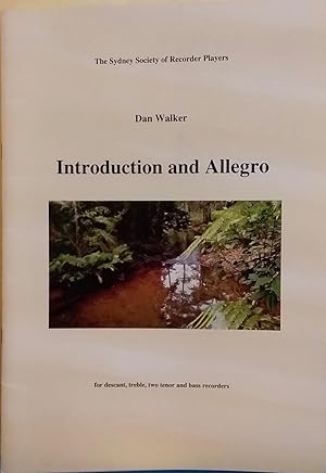 Introduction and Allegro for Descant, Treble, Two Tenor and Bass Recorders.