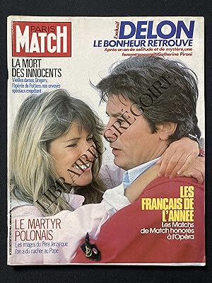 PARIS MATCH-N°1852-23 NOVEMBRE 1984-ALAIN DELON