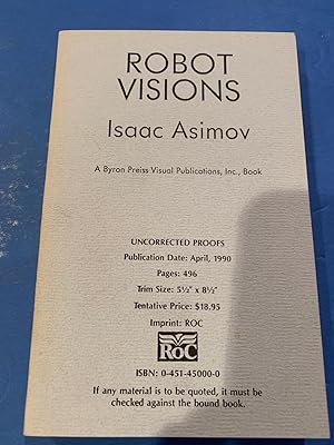 ROBOT VISIONS ( uncorrected proof)