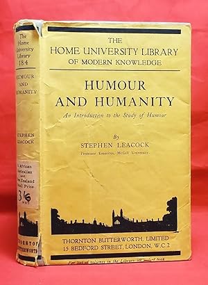 Humour and Humanity (The Home University of Modern Knowledge)