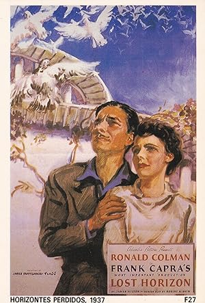 Lost Horizon Frank Capra Ronald Colman Film Movie Poster Postcard