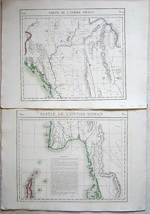 Asie. Partie de l'Empire Birman. Nos. 96 and 104