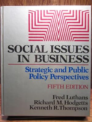 SOCIAL ISSUES IN BUSINESS - 5th Edition