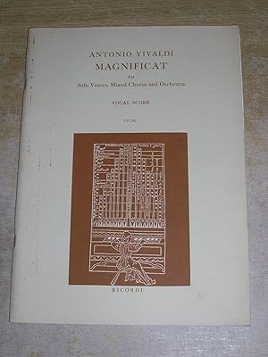 Antonio Vivaldi Magnificat For Solo Voices Mixed Chorus And Orchestra - Vocal Score LD 542