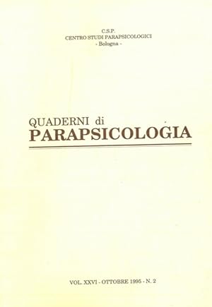Quaderni di parapsicologia.