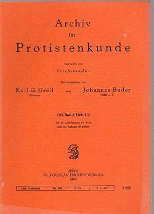 Archiv für Protistenkunde 109. Band, Heft 1/2