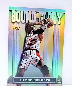 TRADING CARD BASKETBALL NBA BOUND FOR GLORY BG13. CLYDE DREXLER. Topps, 1997