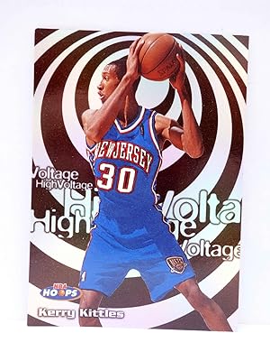 TRADING CARD BASKETBALL NBA HOOPS HIGH VOLTAGE HV9. KERRY KITTLES. SkyBox, 1998