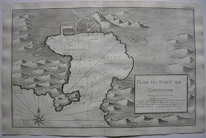 Plan de la Baye du Port de Cartagene.