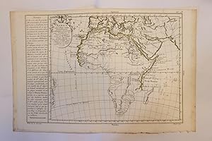 1773 Map Carte géographique Atlas Philippe Moithey Afrique Africa