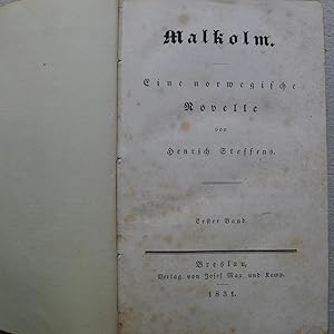 Malkolm, Eine norwegische Novelle, 1. Band,