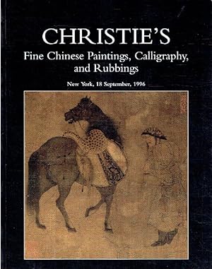 Christies September 1996 Fine Chinese Paintings, Calligraphy & Rubbings