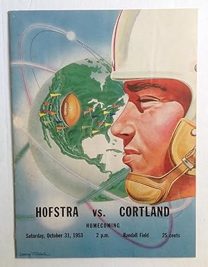 Hofstra vs. Cortland. Saturday, October 31, 1953. [official program]