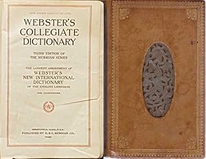 Webster's Collegiate Dictionary. Third edition of the Merriam Series. The Largest Abridgement of ...
