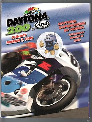 Daytona Int'l Speedway AMA 200 Motorcycle Race Program 3/7/1999-Jeff Emig-FN
