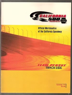 California Speedway Official Merchandise Catalog-Summer 1997-color pix 1st year -VF/NM