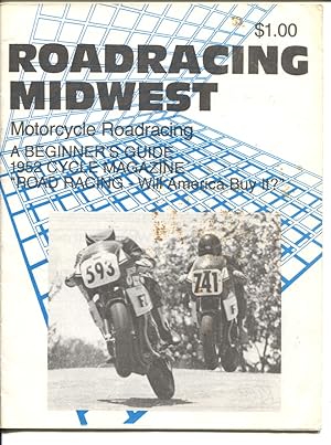 Roadracing Midwest #1 1987-1st issue-motorcycle racing mag-pix-info-VG