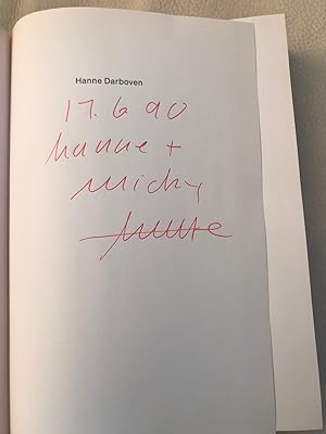 Hanne Darboven: Quartett 88 / signiertes Exemplar!
