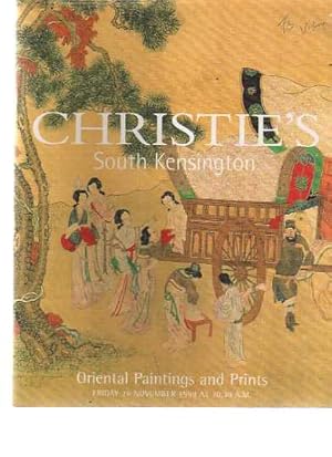 Christies November 1999 Oriental Paintings & Prints