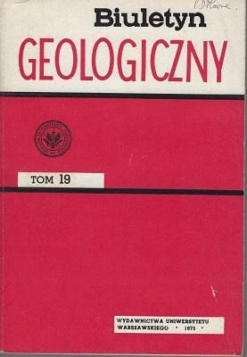 Biuletyn GeologicznyVolume 19 (Peter Moore's copy)