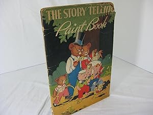 THE STORY TELLING PAINT BOOK: Favorite Stories: Large Type Large Pictures To Read To Color