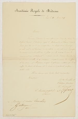 LS - Brief mit eigenhändiger Unterschrift.