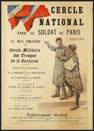 Cercle National pour le soldat de Paris. First edition.
