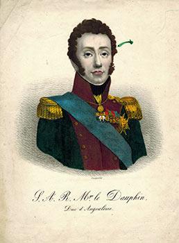Portrait of "S.A.R le Dauphin, Duc d'Angouleme."