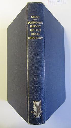 Economic Survey of the Book Industry 1930-1931