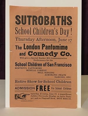 [SAN FRANCISCO CHILDREN'S BATHS, ca. 1890s]. Sutro Baths, School Children's Day!