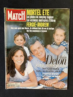 PARIS MATCH-N°2465-22 AOUT 1996-ALAIN DELON ANOUCHKA ET LEURS 2 ENFANTS