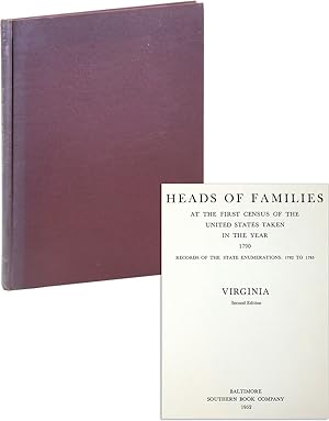 Heads of Families at the First Census of the United States Yaken in the Year 1790; Records of the...