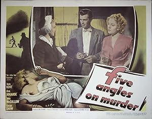 Five Angles on Murder Lobby Card Complete Set