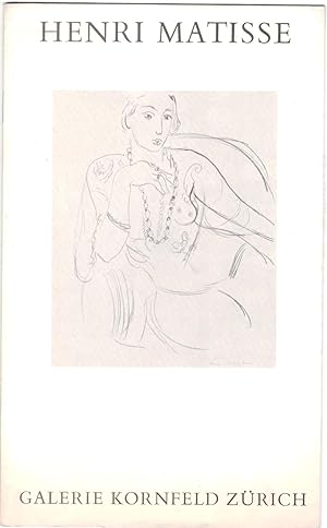 Henri Matisse graphik. 16. märz - 11. mai 1973. Galerie Kornfeld.