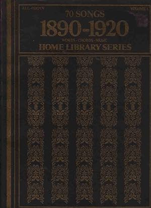 70 Songs 1890-1920 All Organ, Words, Chords, Music