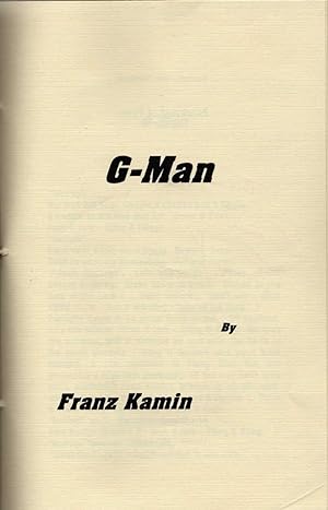 G-Man [handmade chapbook] - SIGNED & INSCRIBED