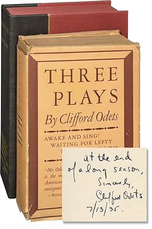 Three Plays: Awake and Sing, Waiting for Lefty, 'Til the Day I Die (First Edition, signed by twen...